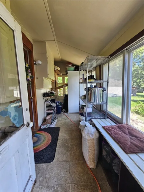 Enclosed back porch