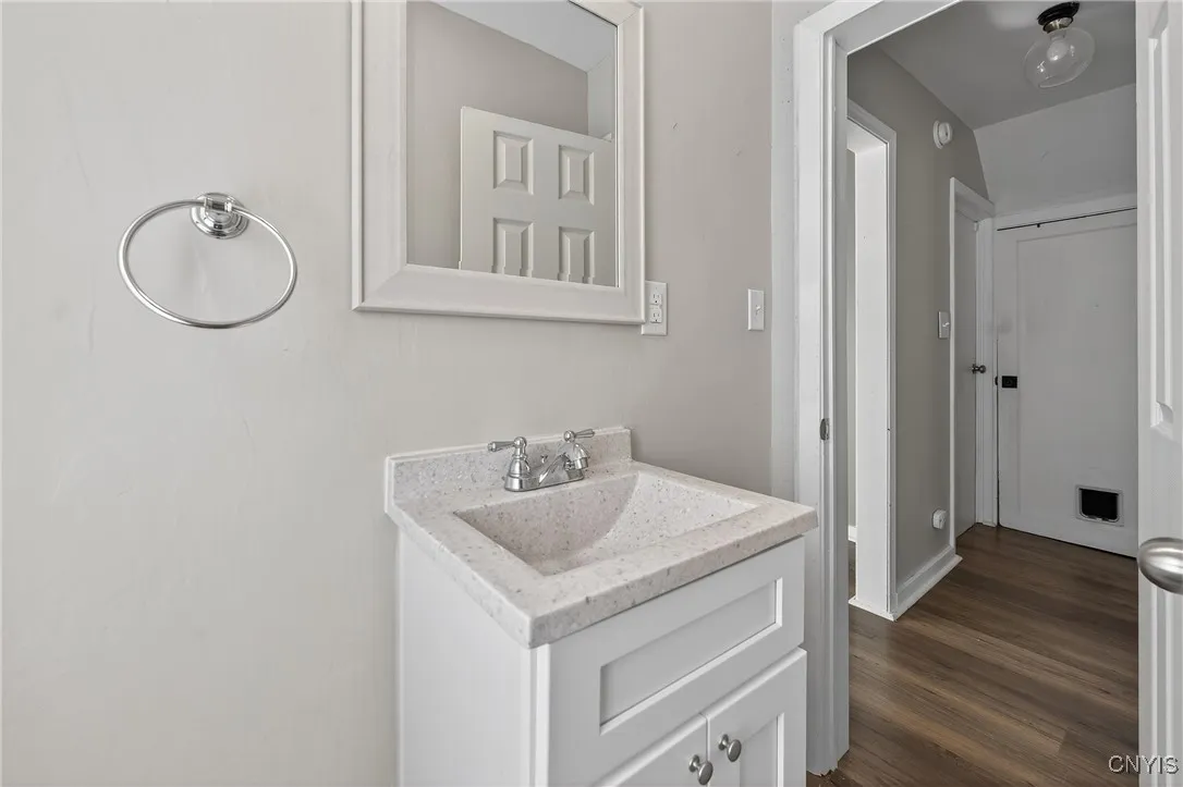 1st floor half bath