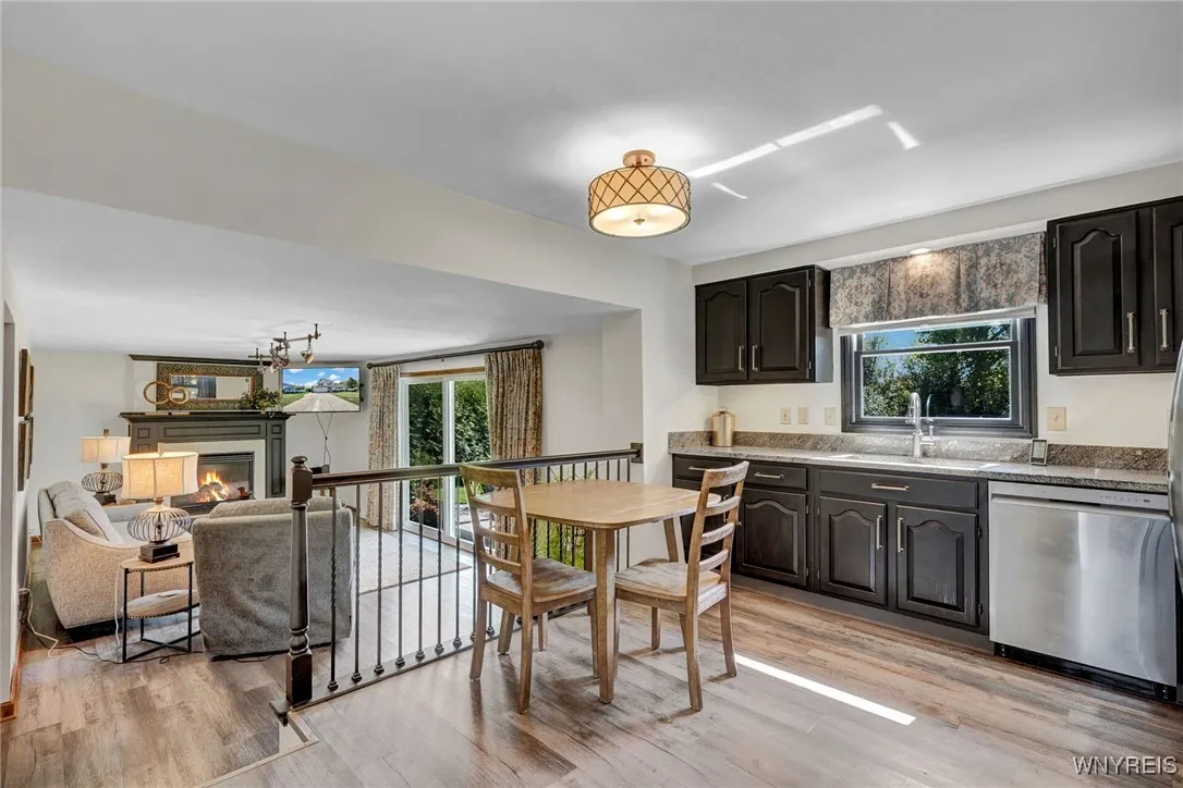 Eat in Kitchen overlooks family room