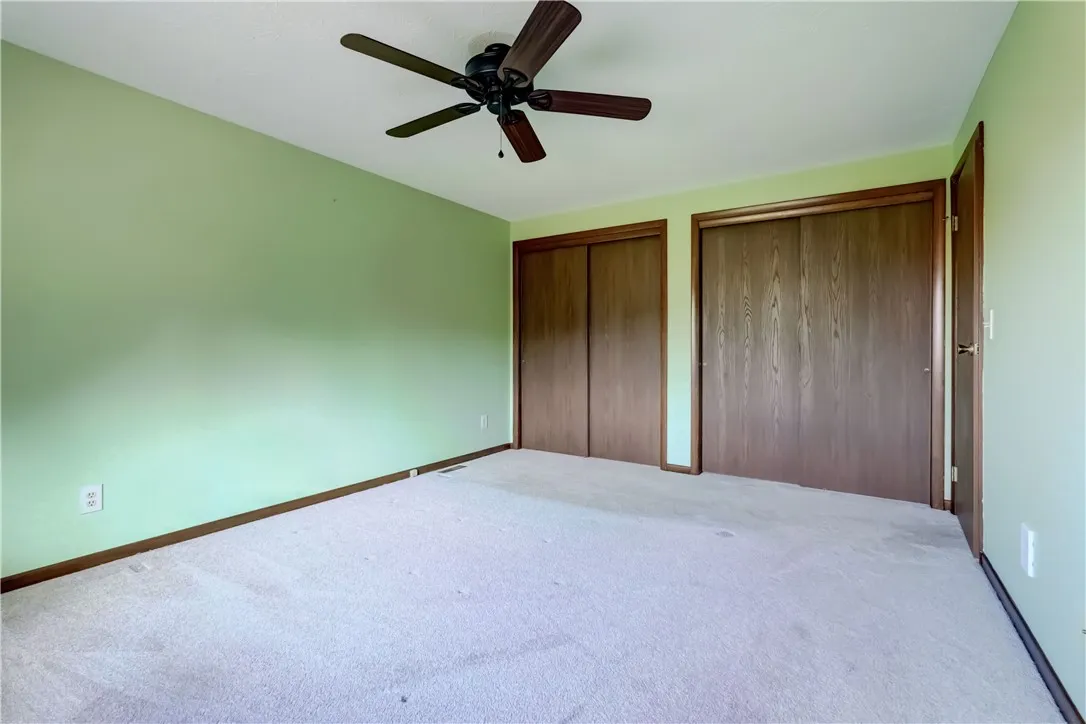 primary bedroom double closets
