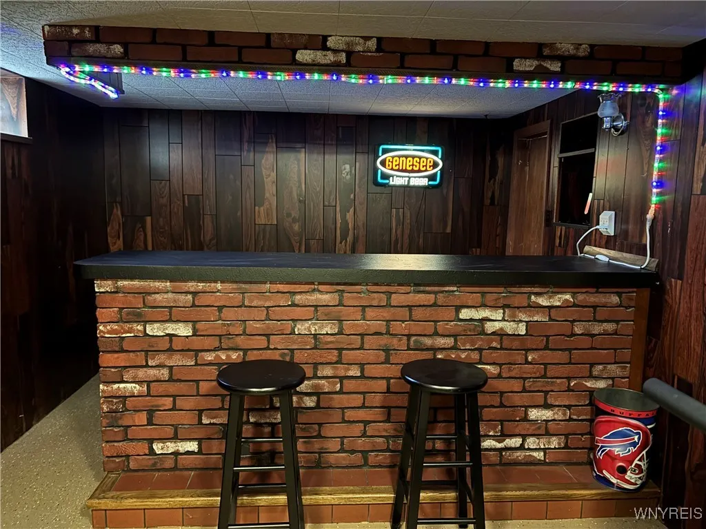 Bar in basement