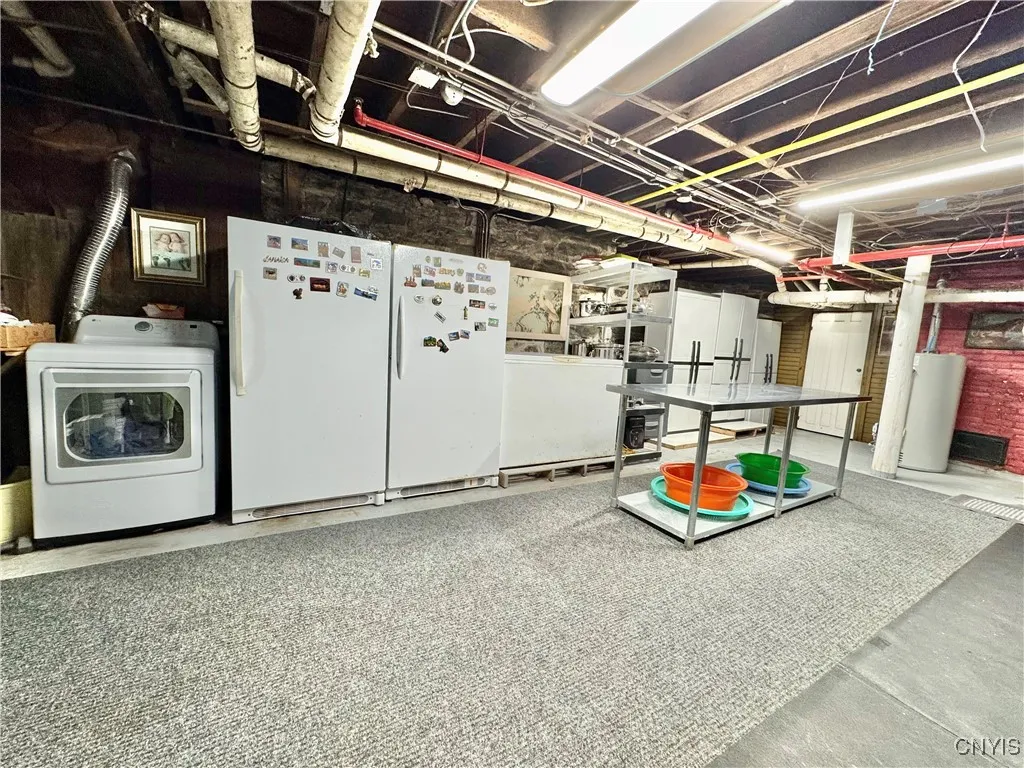 Basement laundry