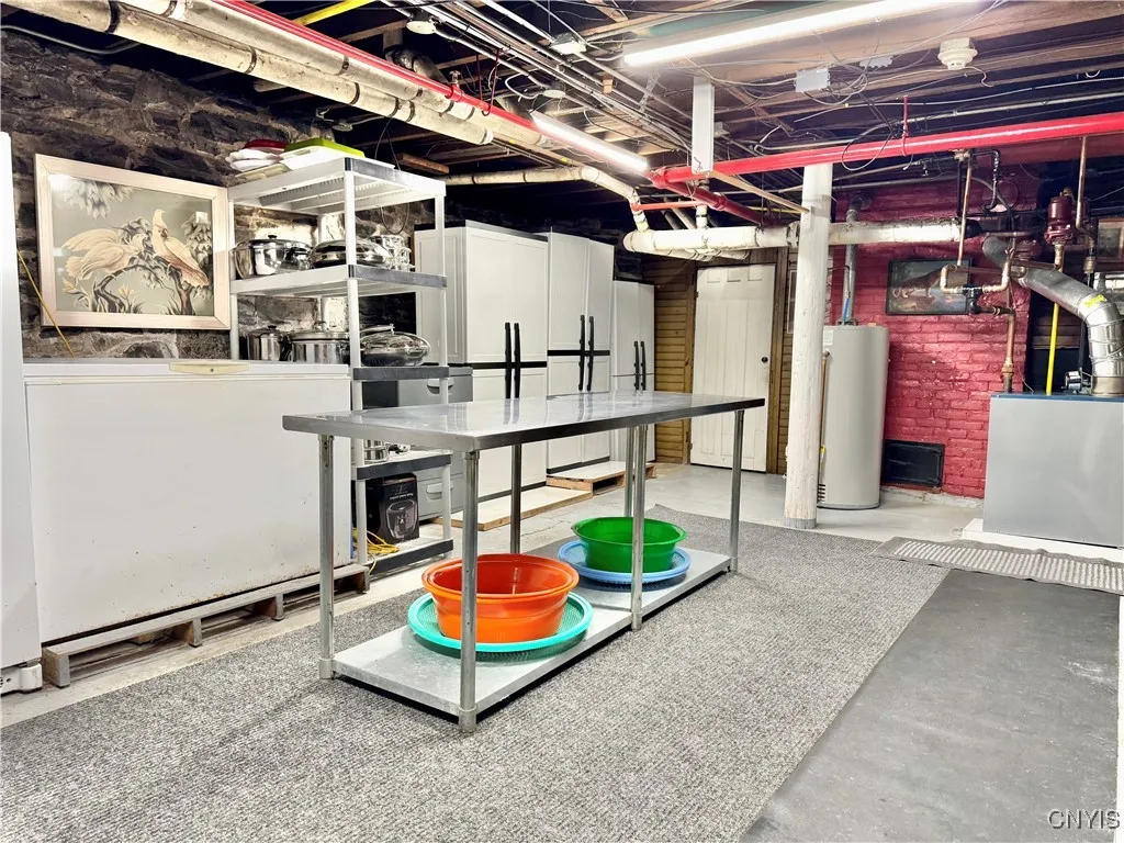 Basement utility area