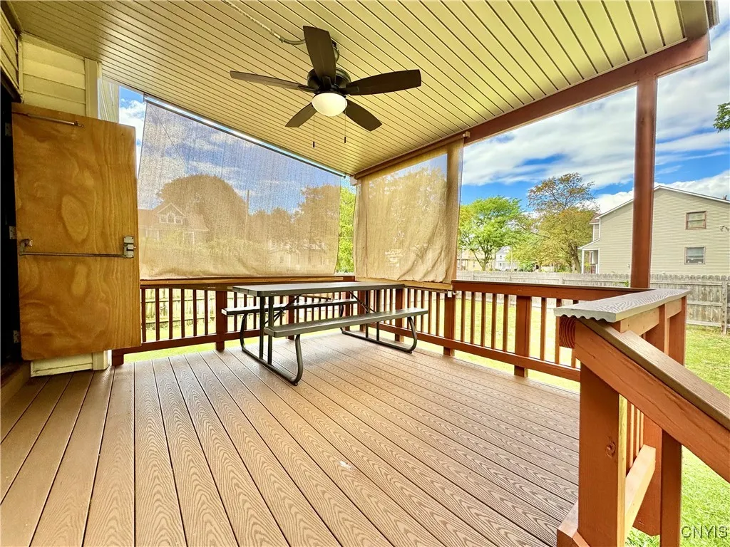 Covered deck