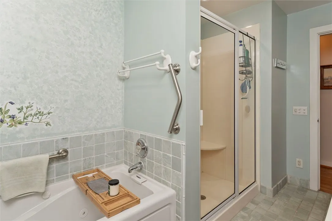 jacuzzi tub and walk in shower