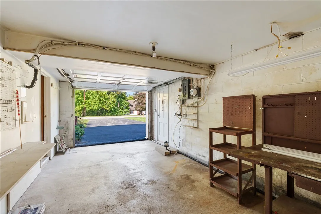 1 Car attached garage, underneath house!