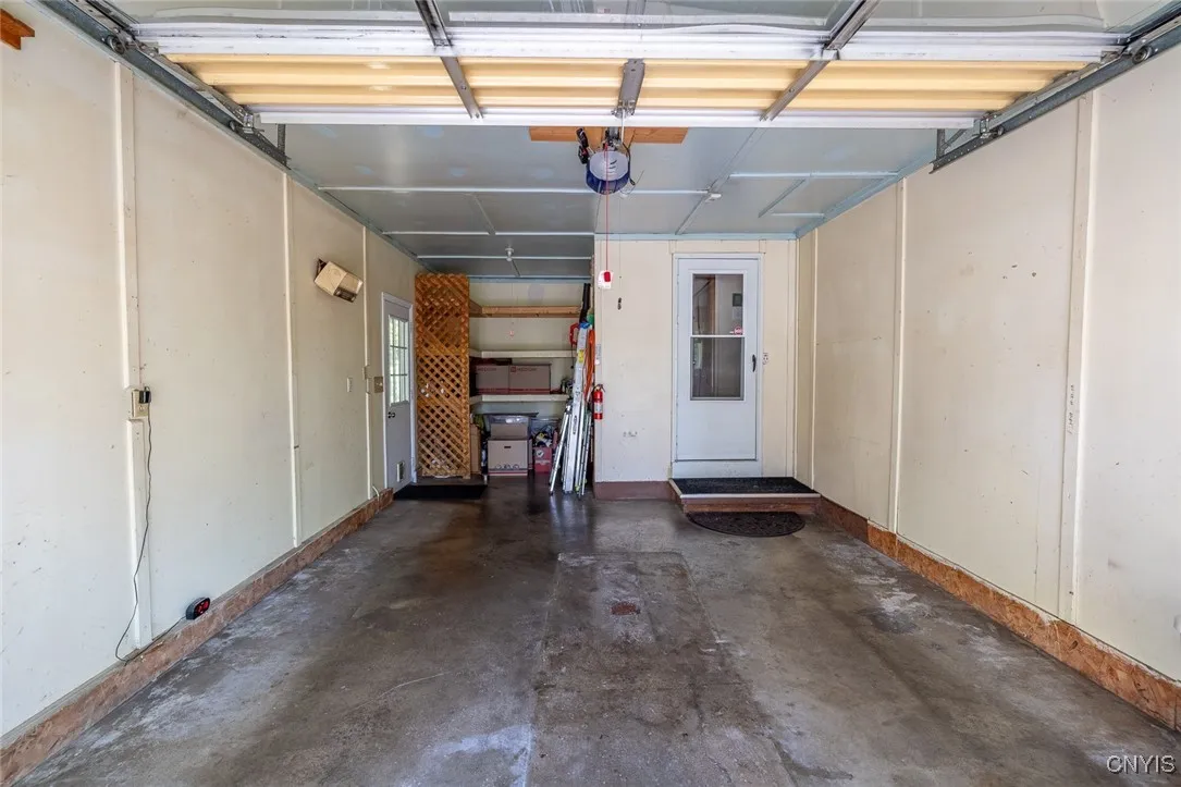 1 car garage attached to the home.