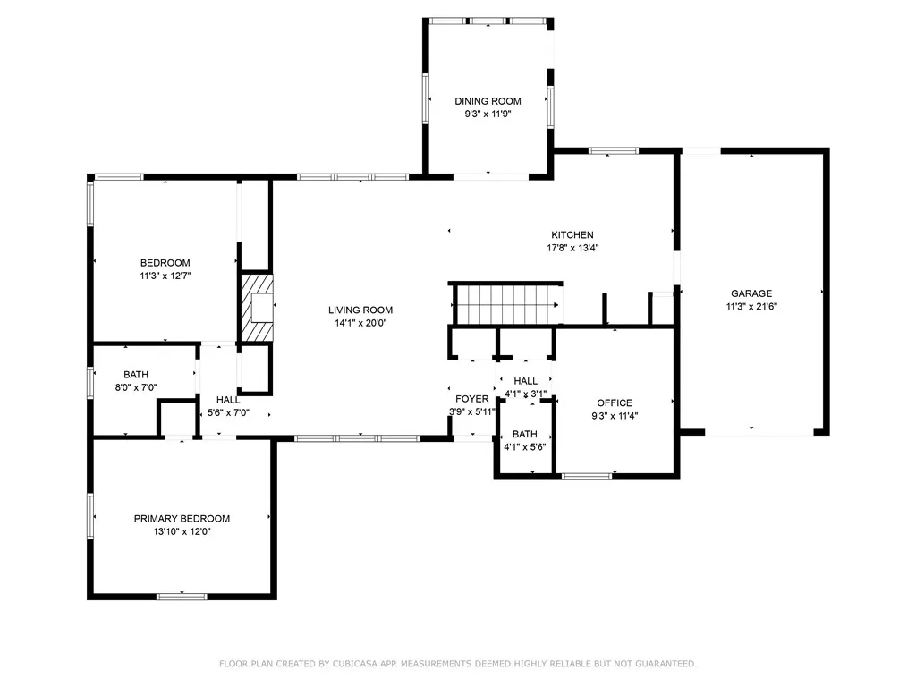floor plan with appx measurement