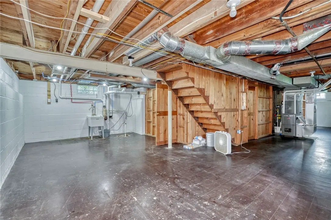 Freshly updated mechanicals and laundry area for peace of mind