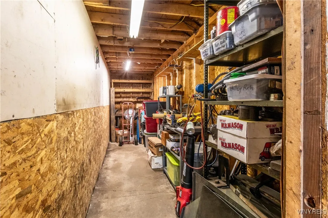 Garage storage room