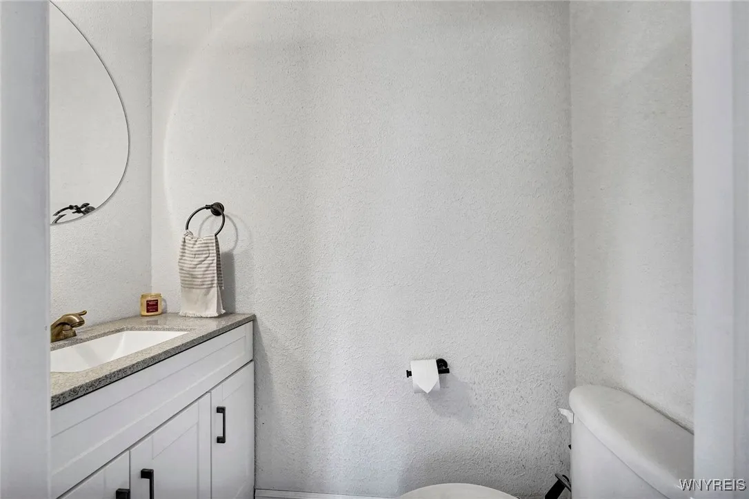 1/2 bath first floor