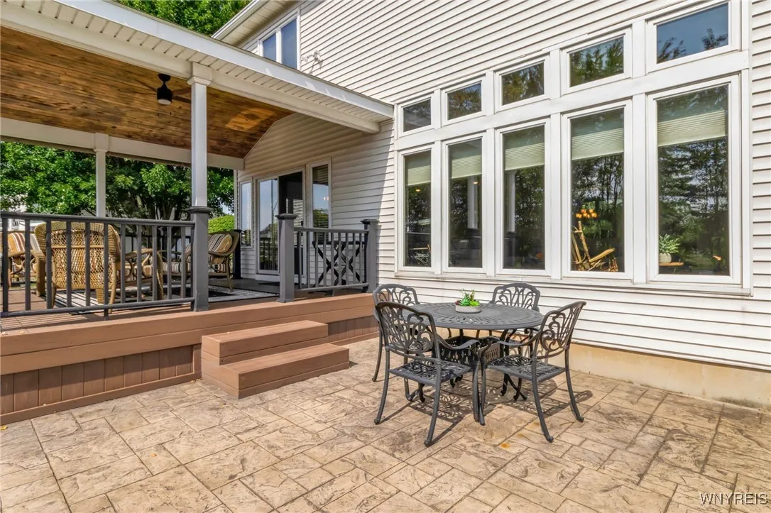 stamped concrete patio