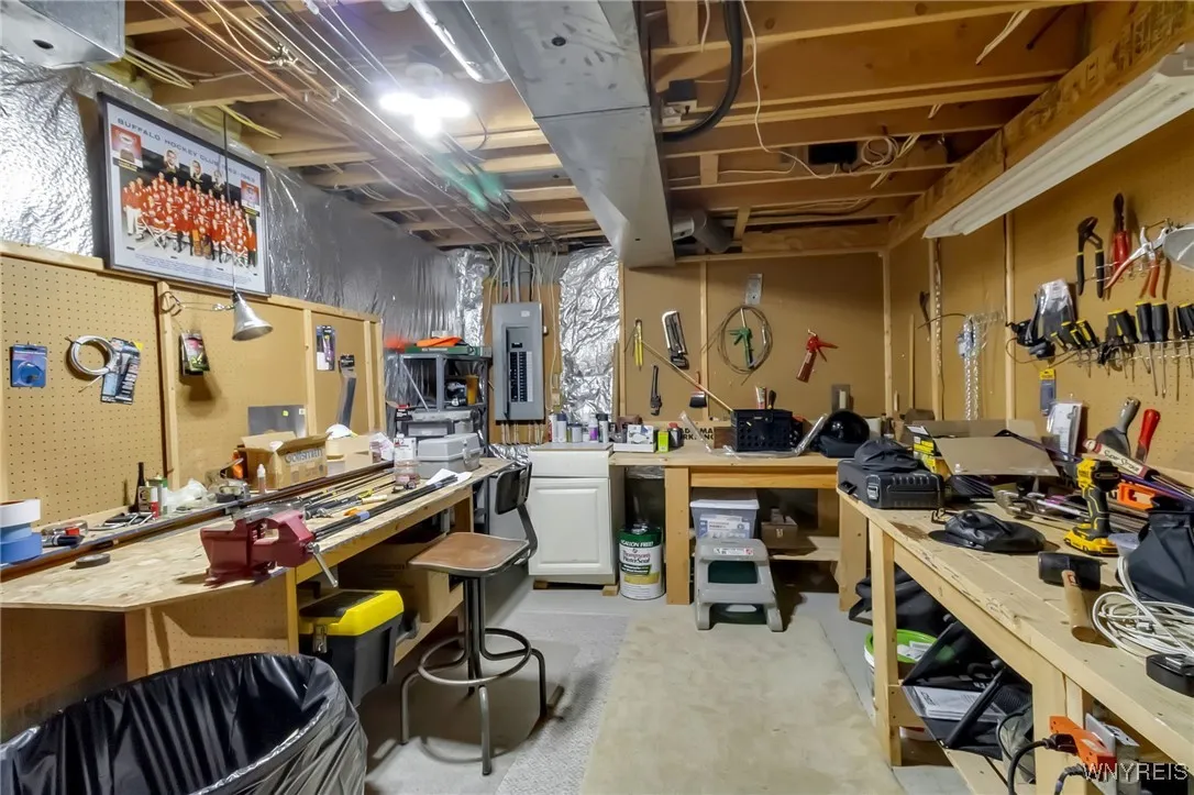 Basement workshop