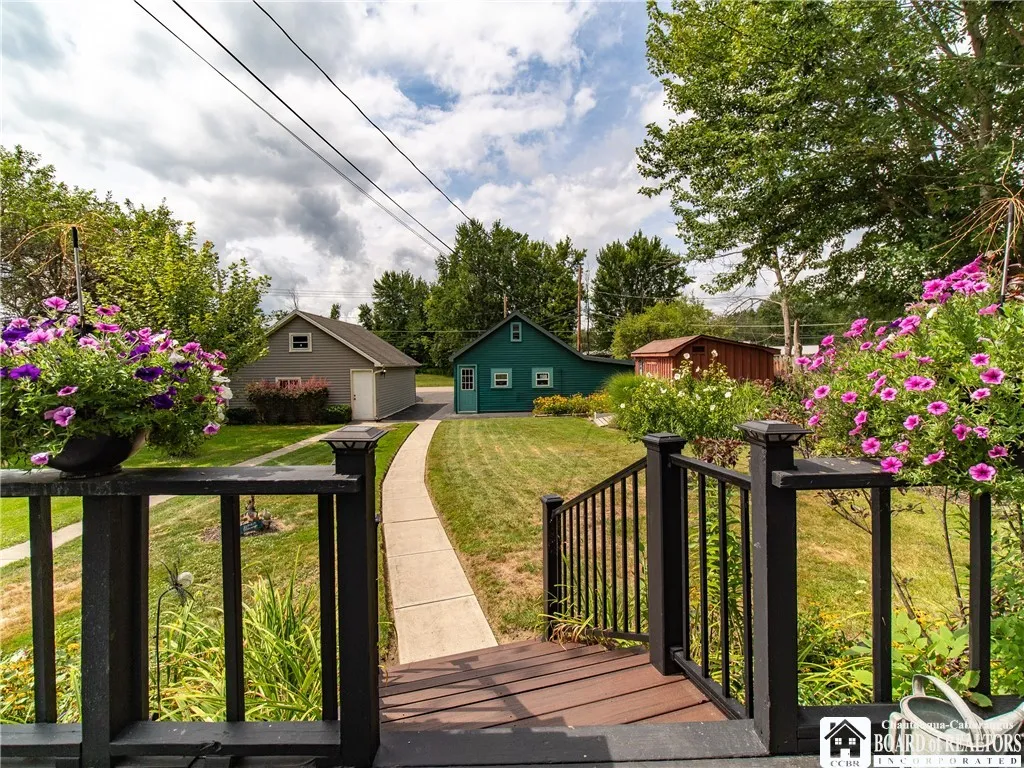 View from back deck to Road