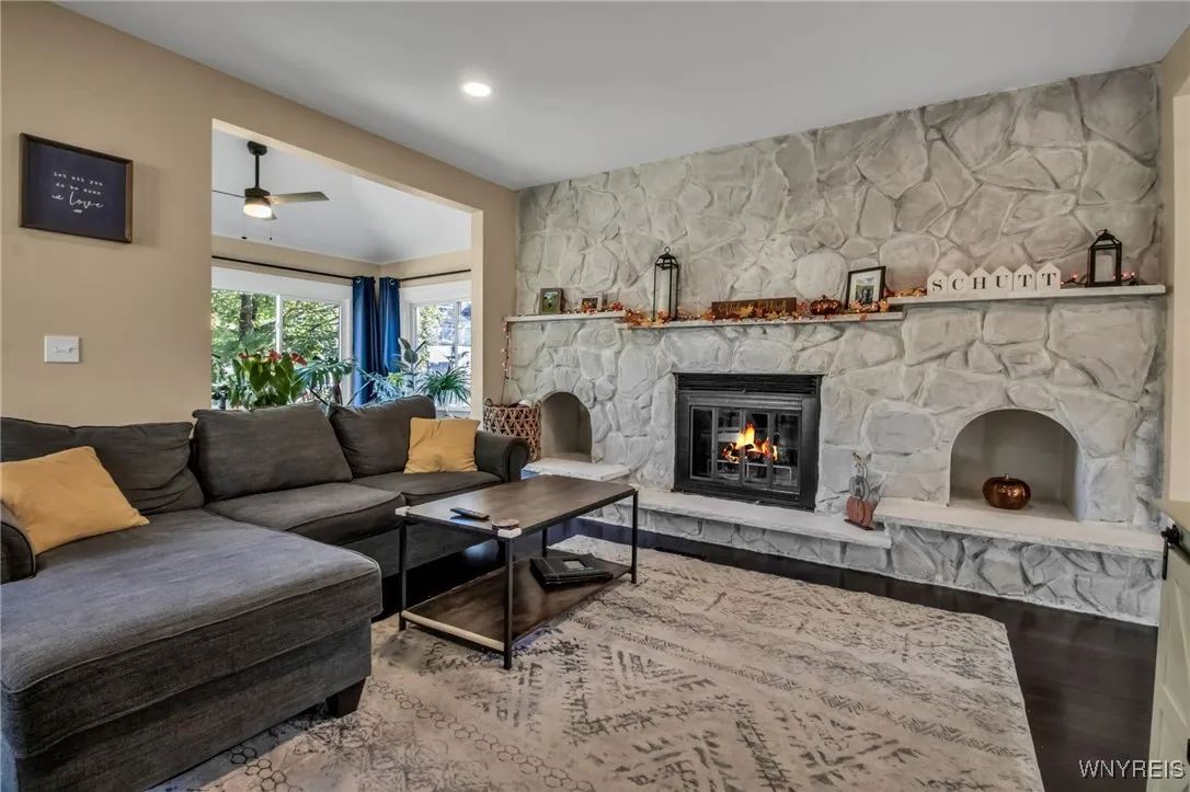 Open living room