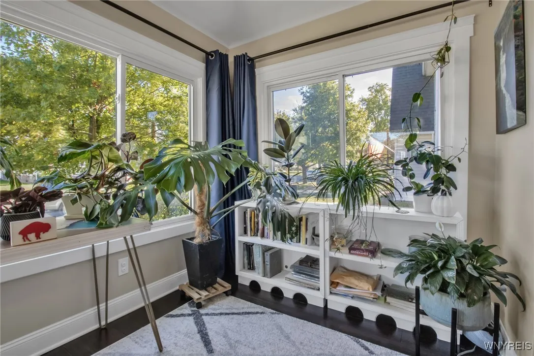 beautiful bright sunroom