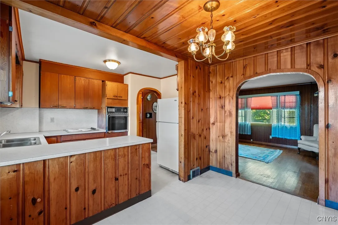 Dining area leading to LR