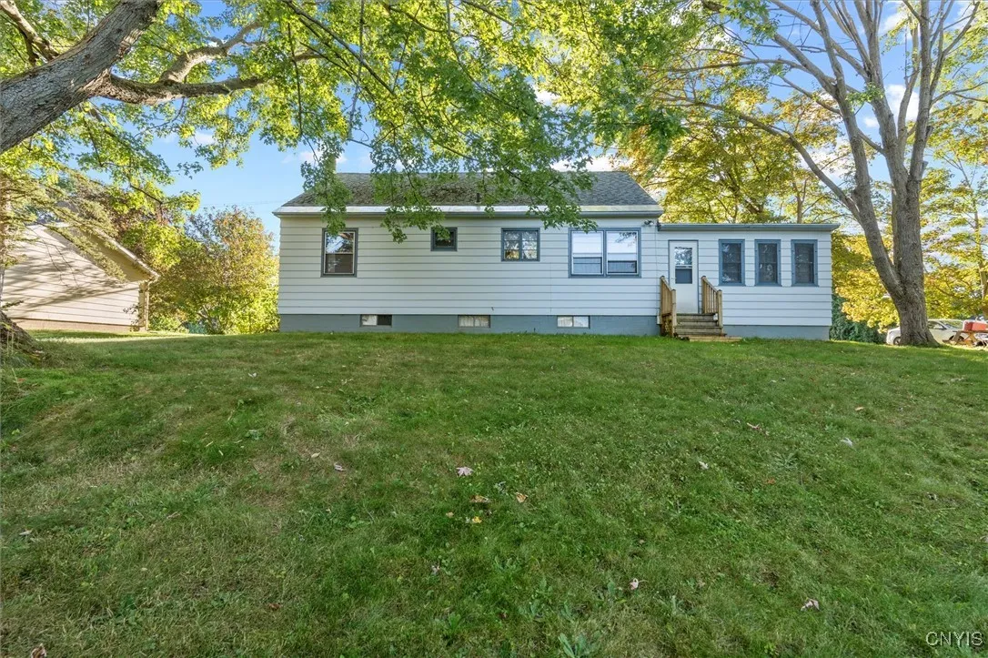 Back of house and yard