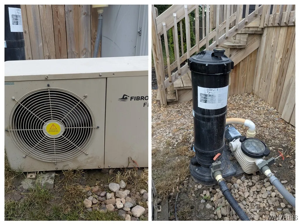 Pool heater and filter