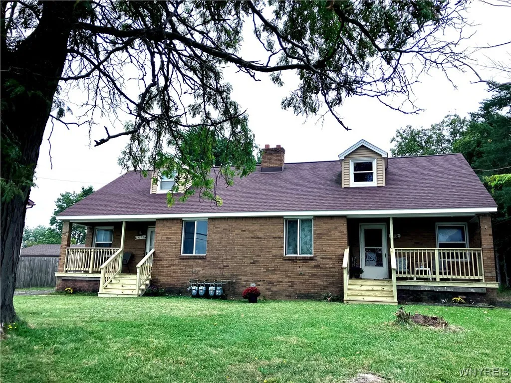 Just renovated front porches