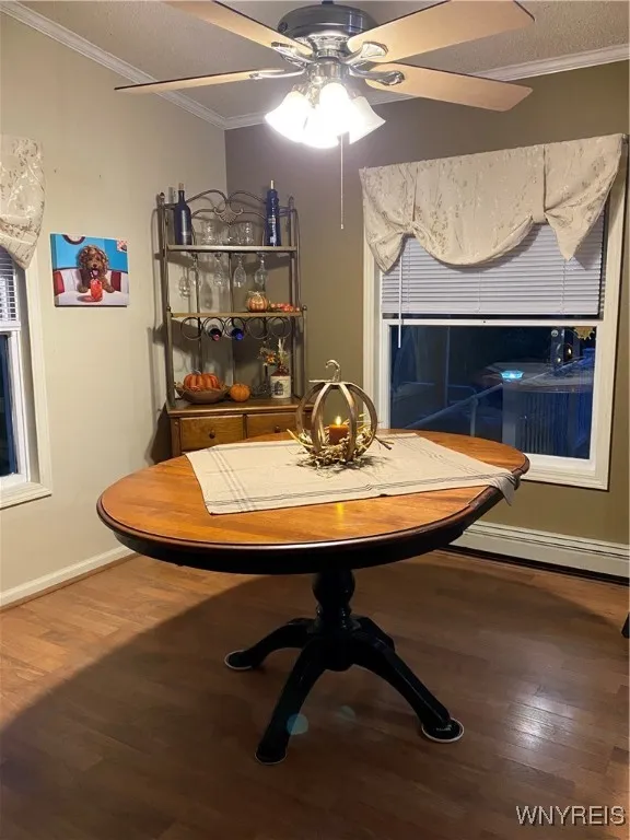 Dining Room with two large windows for ample sunlight