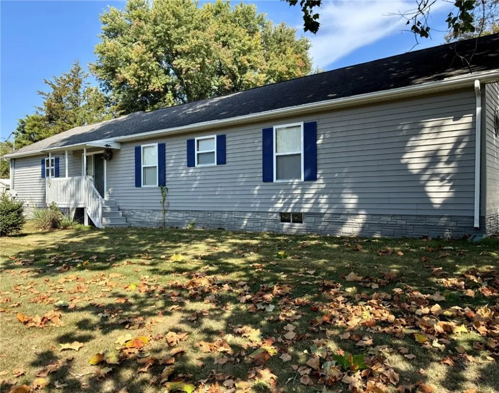 The back deck is big enough for grilling or sitting outside and enjoying the nice weather.