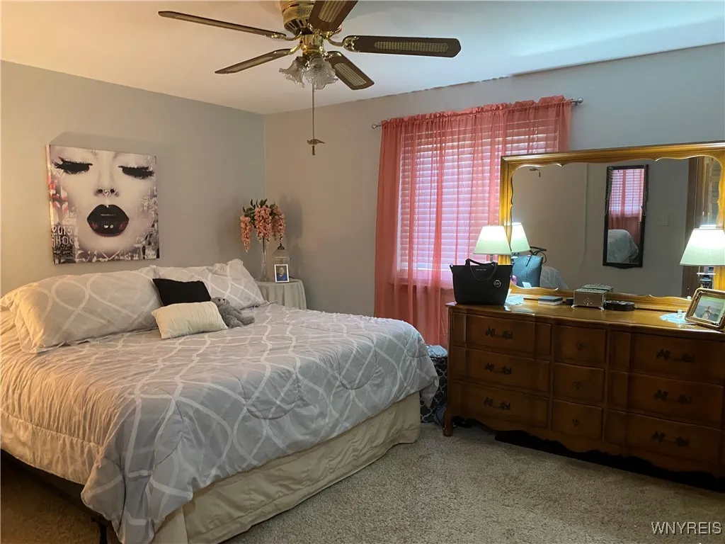 First of 2 bedrooms in this unit. This king size bed still leaves plenty of room for additional furnishings