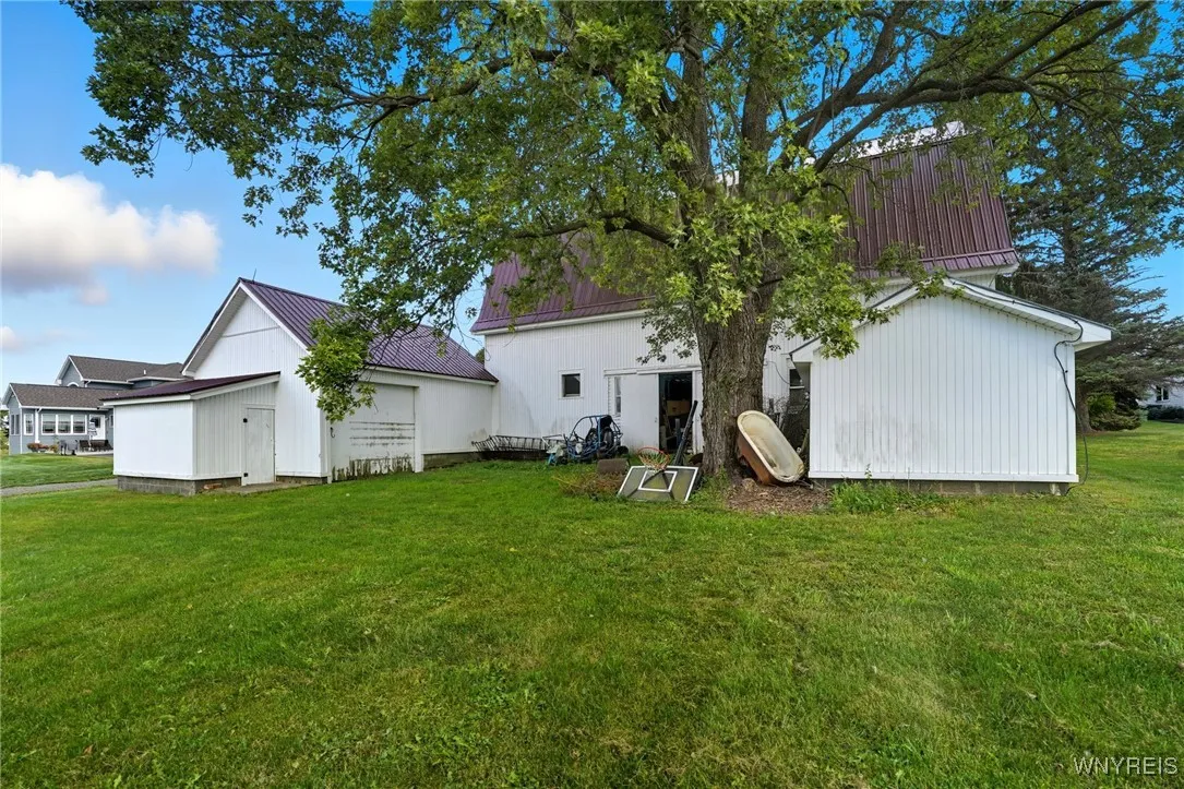 Rear of Barn Showing Additions