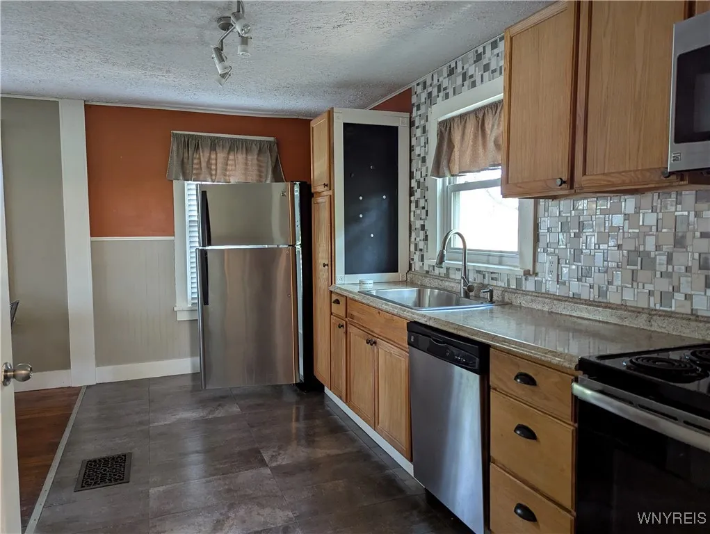 Kitchen view from laundry