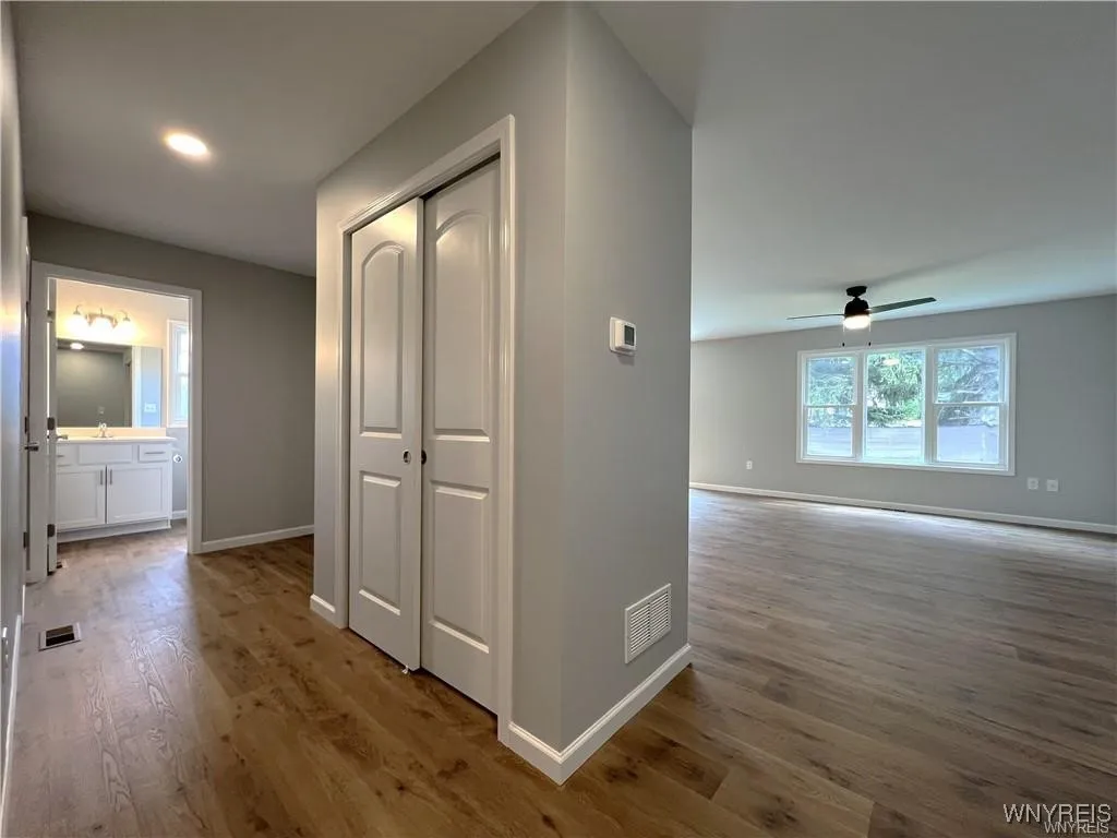 Left - Closet and Half Bath