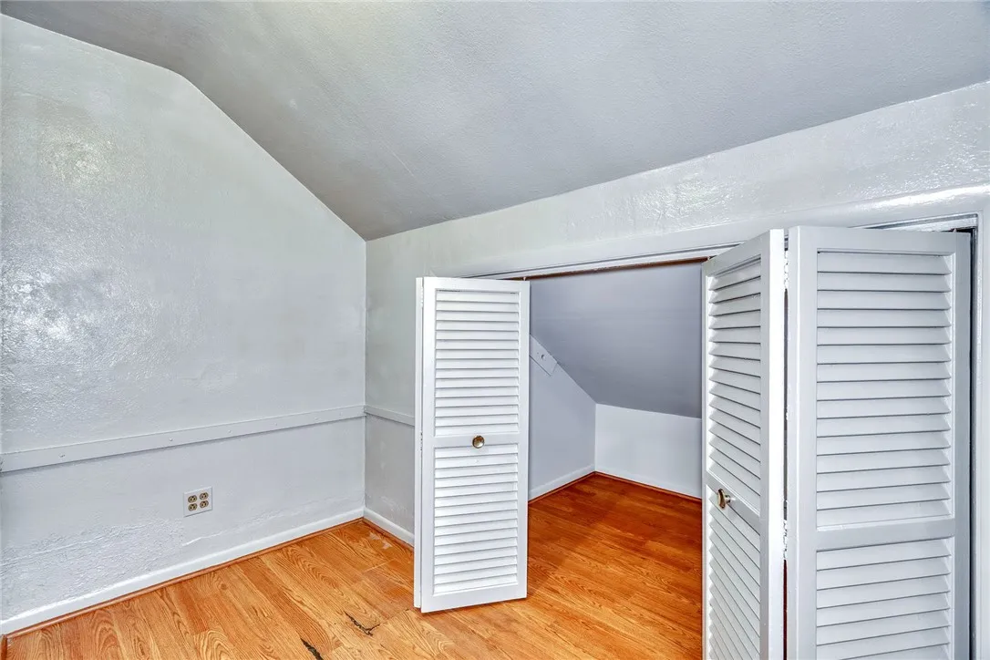 Walk-in closet plus more closet space!