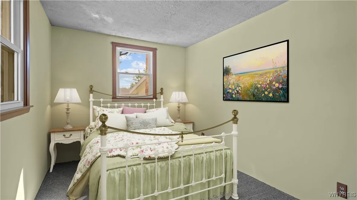Digitally Staged First Floor Bedroom