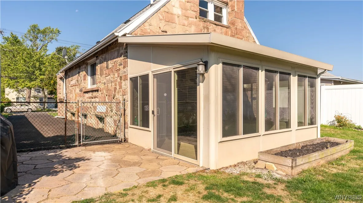 Backyard with Patio View