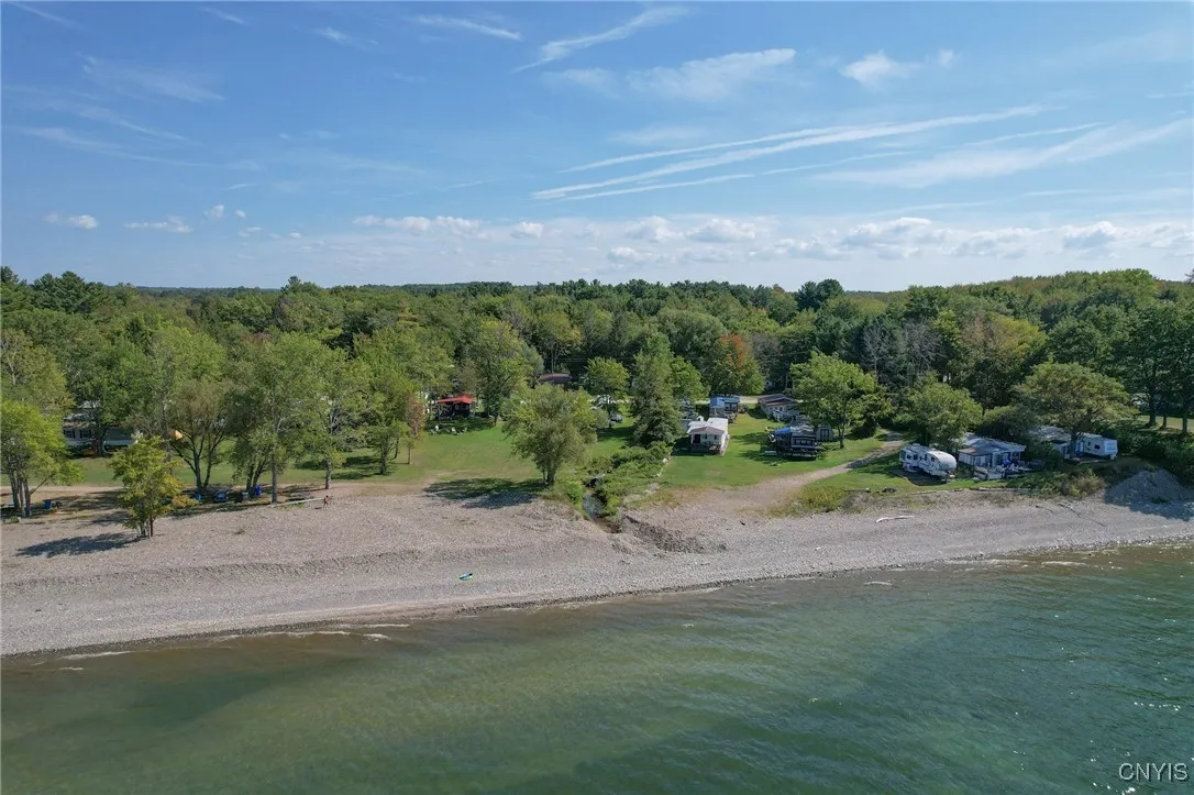 Camp sites on the lake front