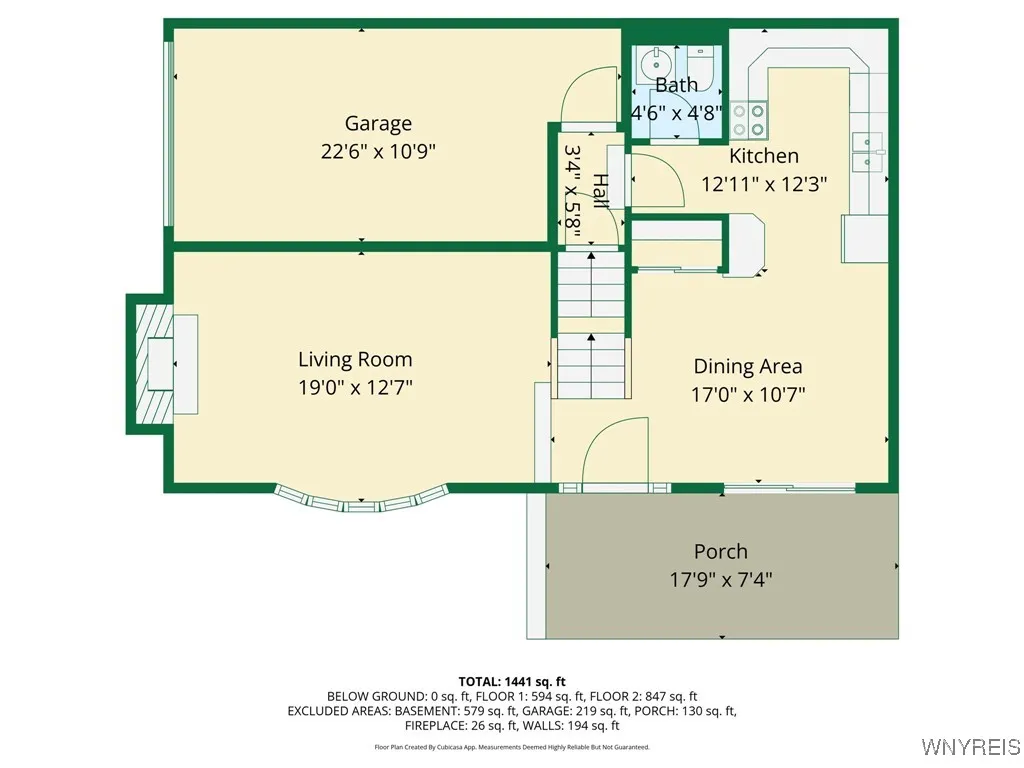 1st floor layout.
