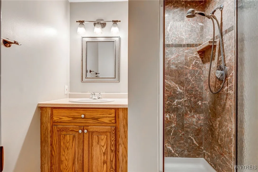 Half bath on 2nd floor with shower