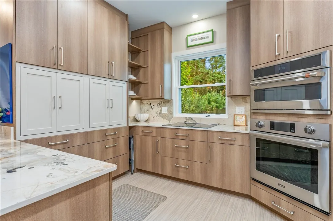 kitchen with induction cooktop
