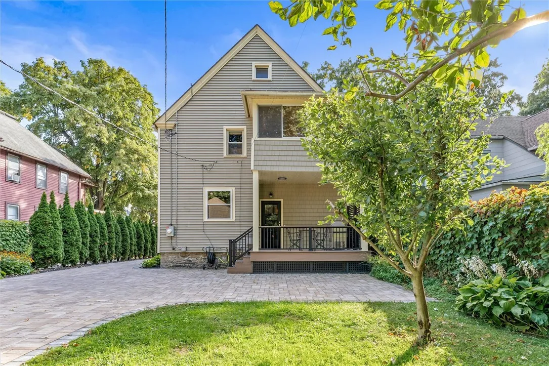 view of back of house and turn around