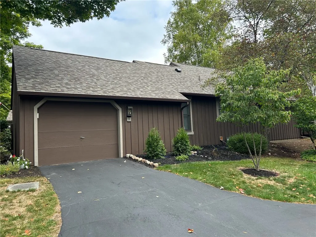 Driveway view of home
