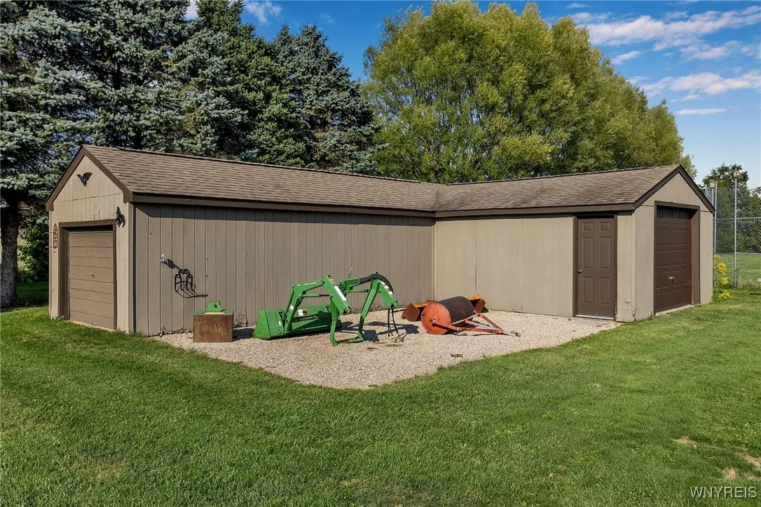drive thru shed with power