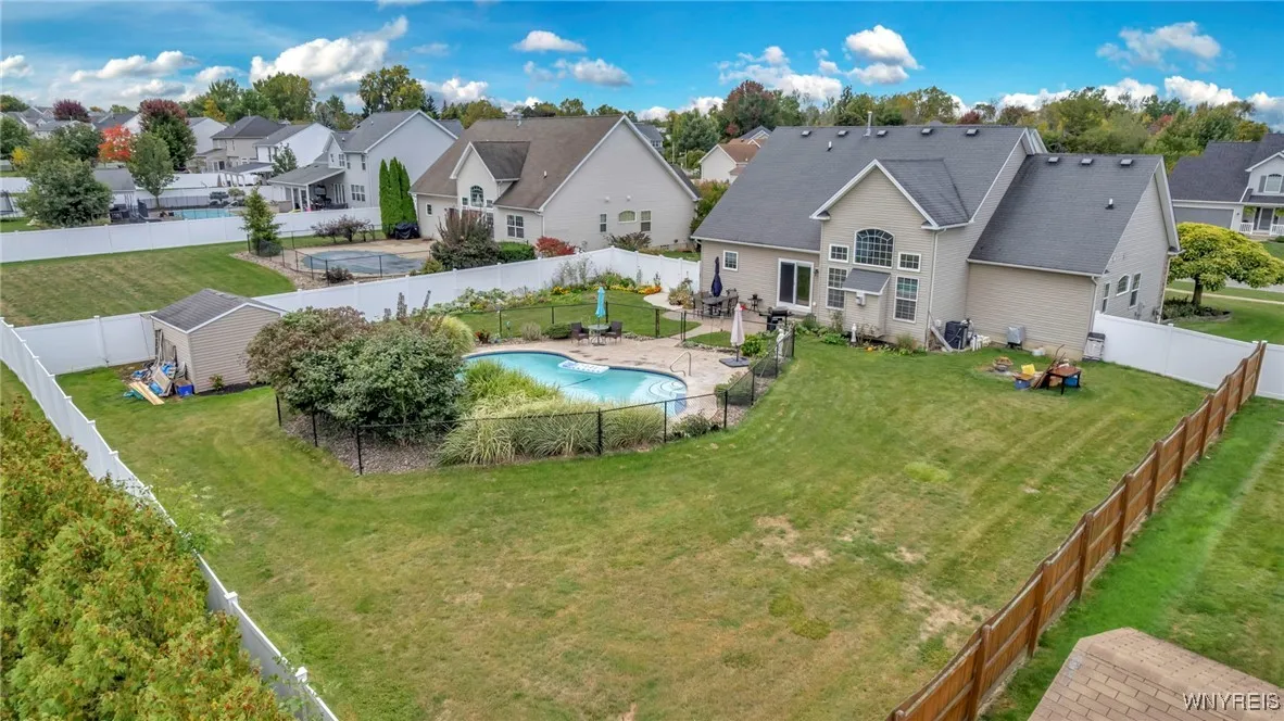 You will love spending time in your fully-fenced yard.