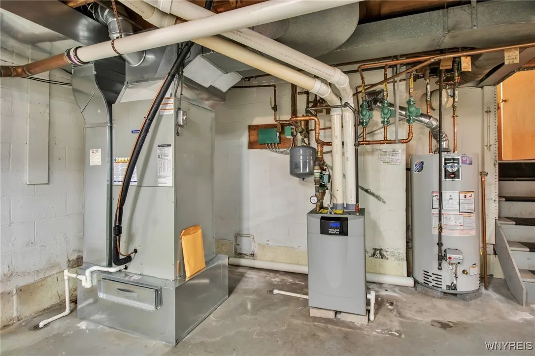 Boiler System, A/C and Hot Water Tank