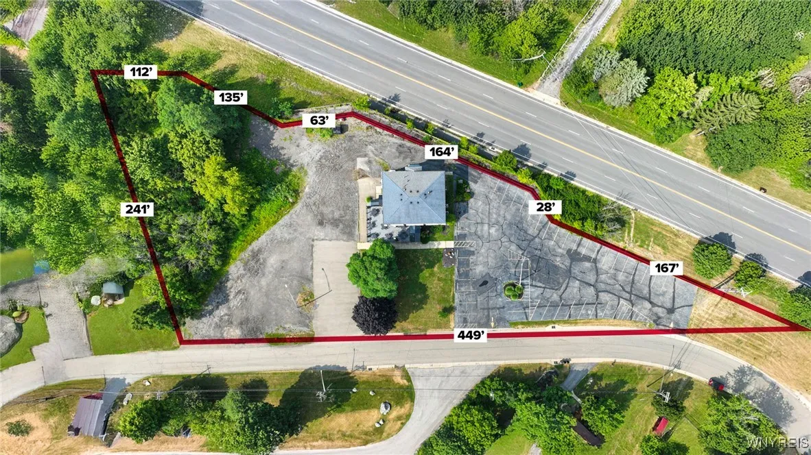 Overheard with property lines approximated