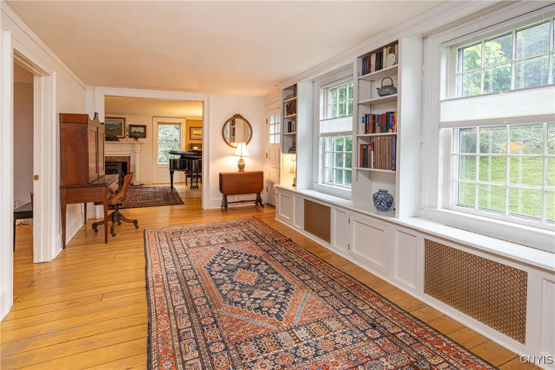 Front hall leading to the living room