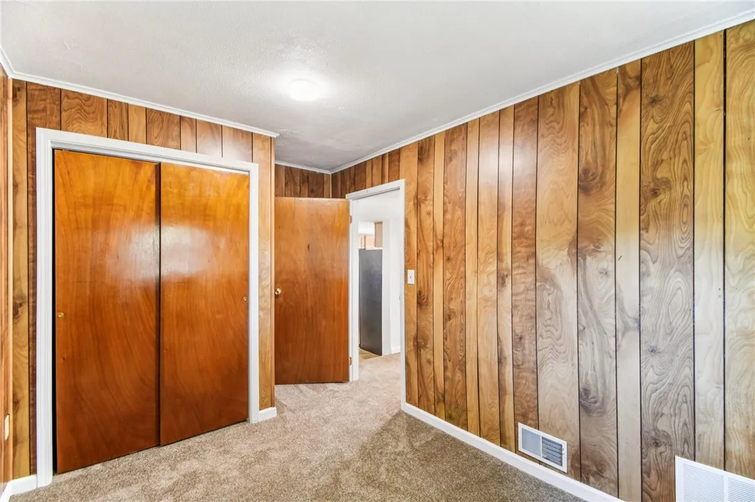 THERE IS ALSO A DOUBLE CLOSET IN THE BEDROOM.