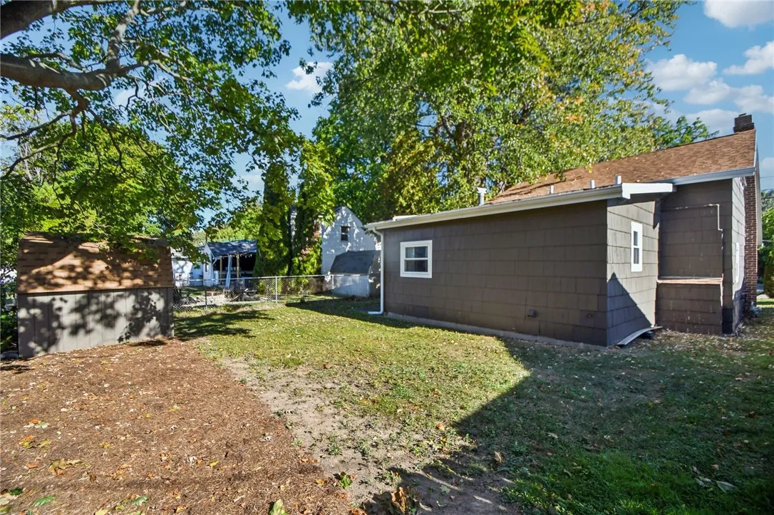 PART OF THE BACK YARD.