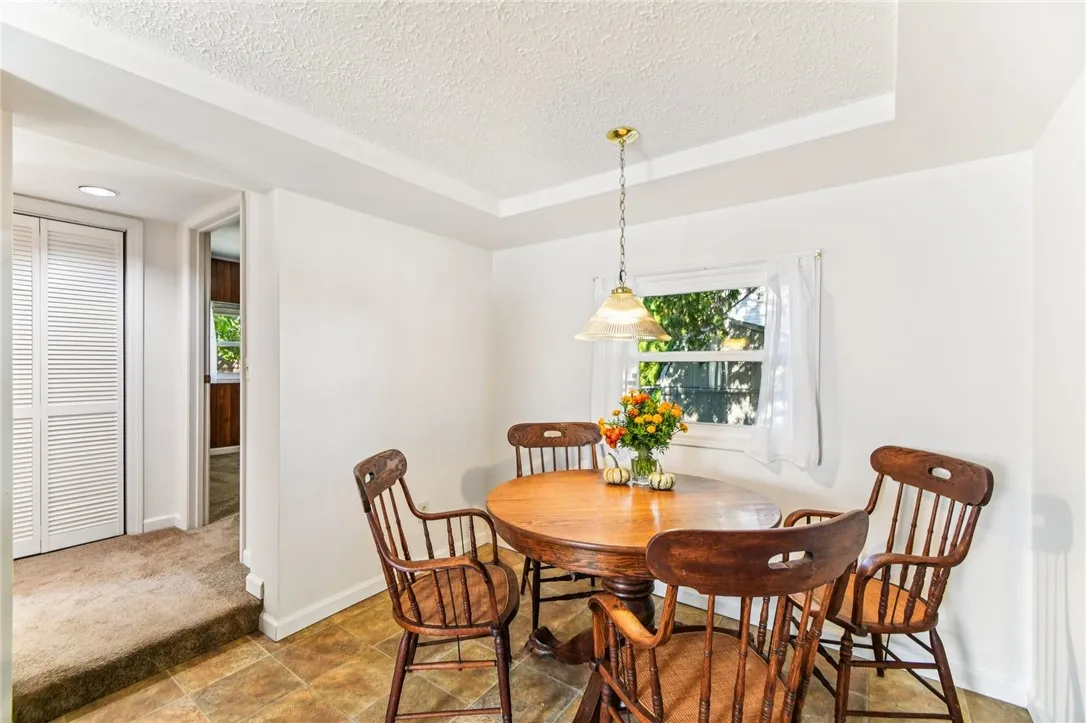 PLENTY OF SPACE FOR YOUR TABLE AND CHAIRS.