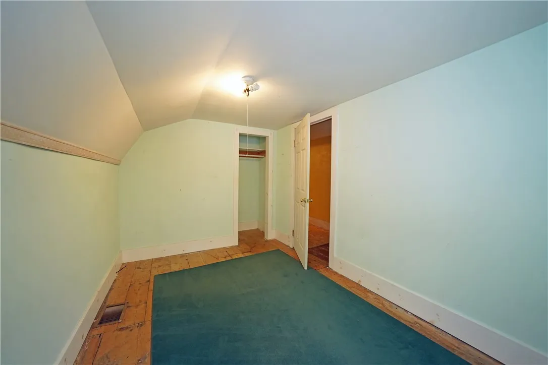 second floor bedroom- one of two finished