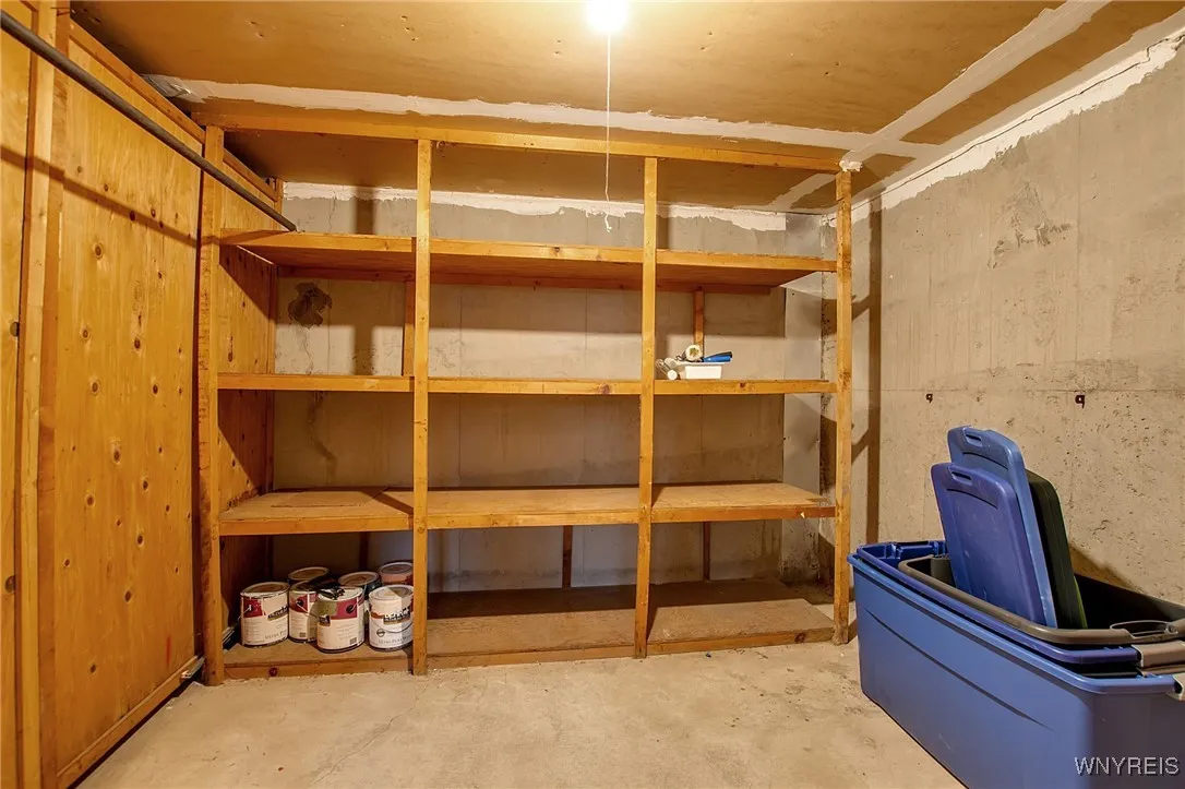 Individual basement storage room