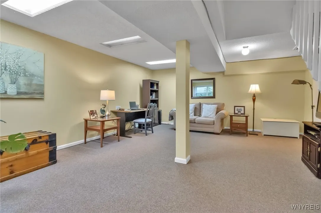 wonderful flex space in the finished basement